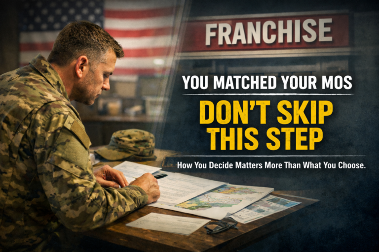 Matching Your MOS Was Step One — Don’t Skip This Step